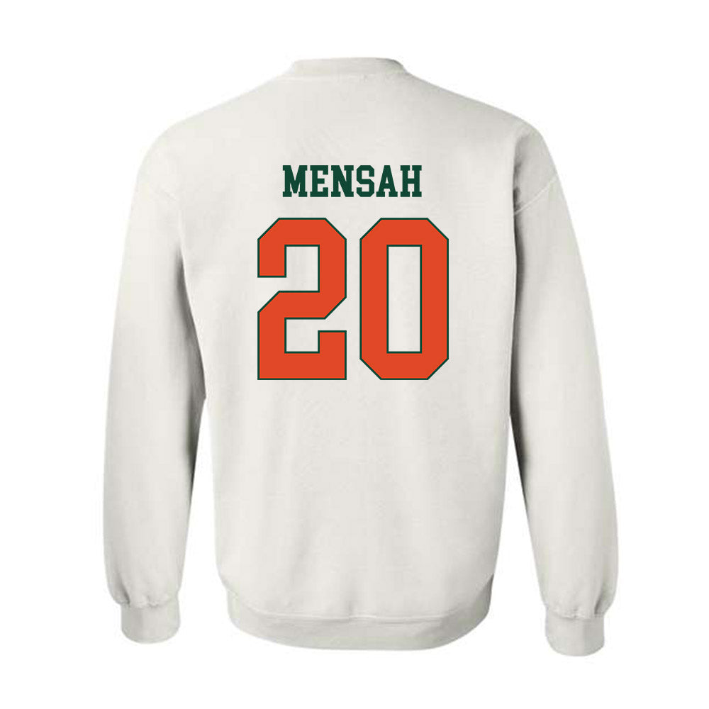 Miami - NCAA Women's Soccer : Grace Mensah - Classic Shersey Crewneck Sweatshirt-1