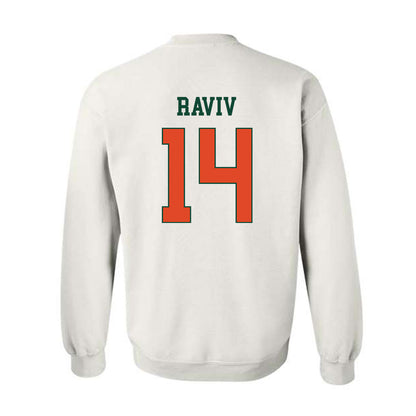 Miami - NCAA Women's Basketball : Gal Raviv - Classic Shersey Crewneck Sweatshirt-1