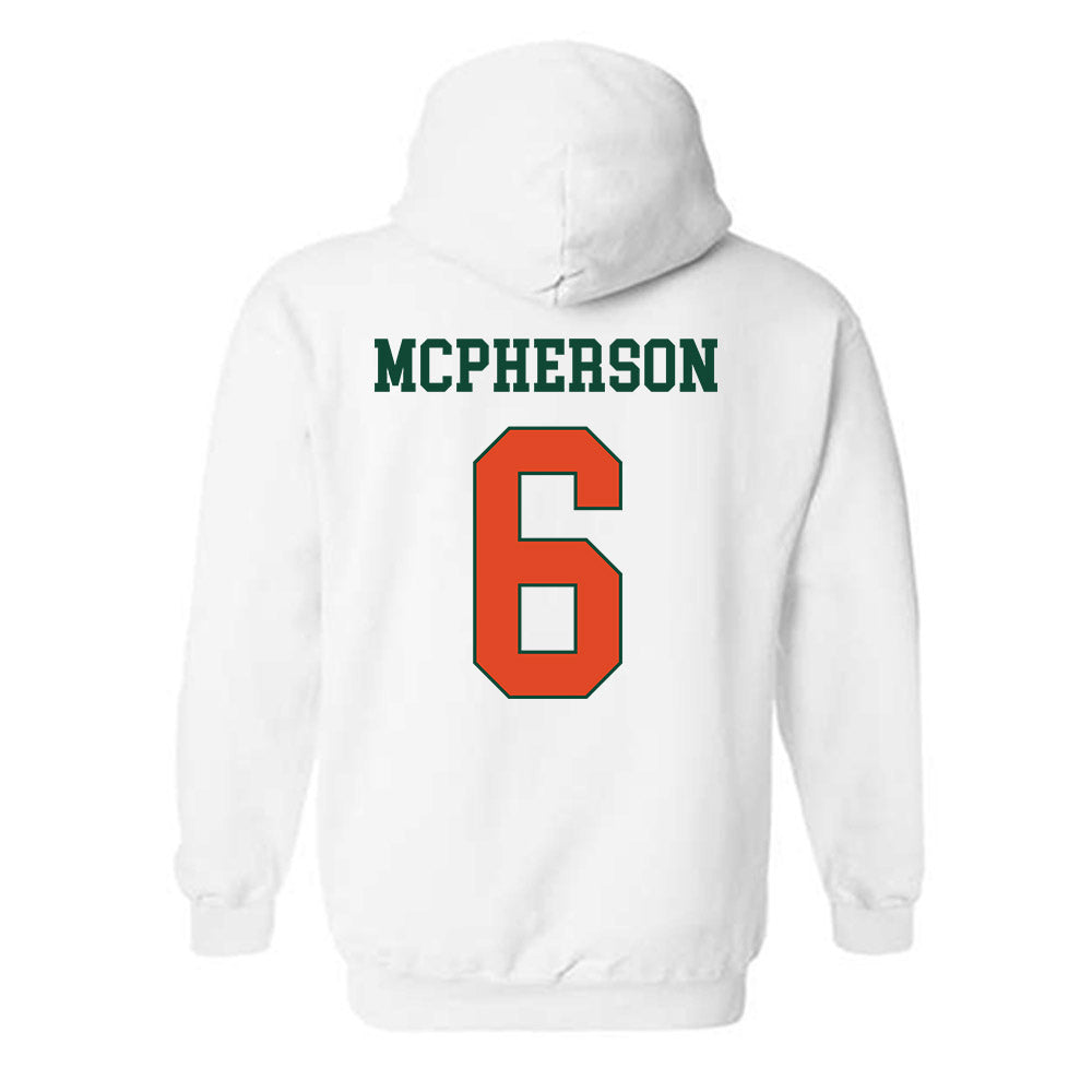 Miami - NCAA Women's Soccer : Jaileah Mcpherson - Classic Shersey Hooded Sweatshirt-1