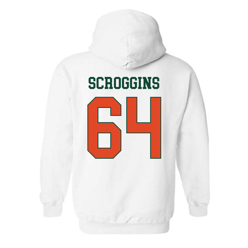 Miami - NCAA Football : Ralph Scroggins - Classic Shersey Hooded Sweatshirt-1