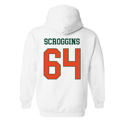 Miami - NCAA Football : Ralph Scroggins - Classic Shersey Hooded Sweatshirt-1