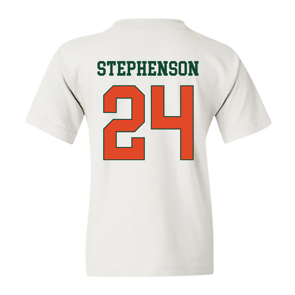 Miami - NCAA Women's Soccer : Alyssa Stephenson - Classic Shersey Youth T-Shirt-1