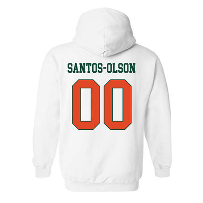 Miami - NCAA Baseball : Sebastian Santos-Olson - Classic Shersey Hooded Sweatshirt-1