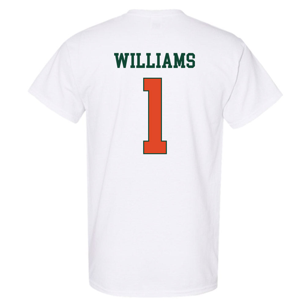 Miami - NCAA Women's Basketball : Camille Williams - Classic Shersey T-Shirt-1