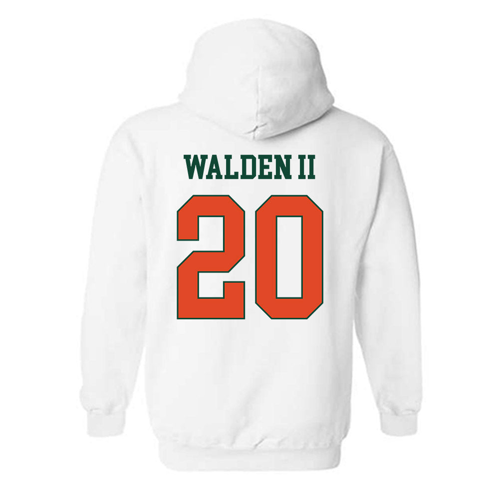 Miami - NCAA Football : Terrell Walden II - Classic Shersey Hooded Sweatshirt-1