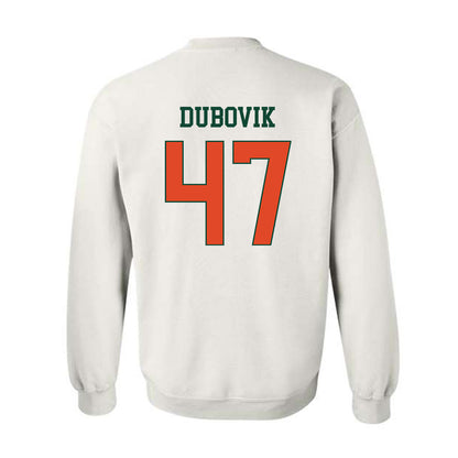Miami - NCAA Baseball : Dylan Dubovik - Classic Shersey Crewneck Sweatshirt-1