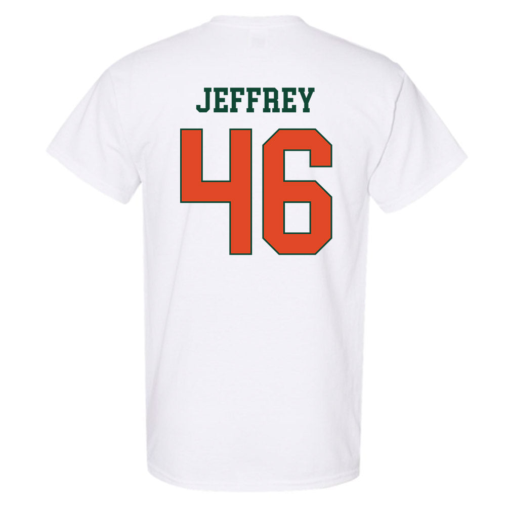 Miami - NCAA Baseball : Donavan Jeffrey - Classic Shersey T-Shirt-1