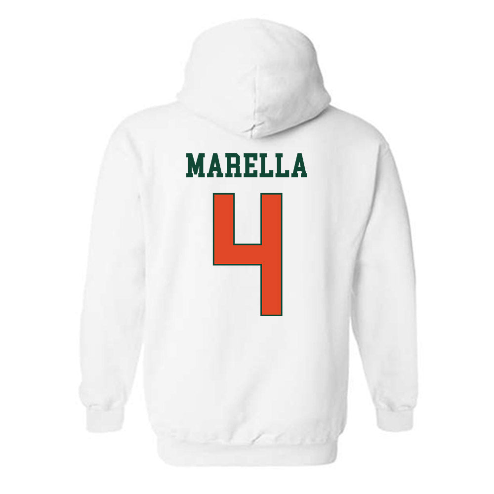 Miami - NCAA Women's Soccer : samantha marella - Classic Shersey Hooded Sweatshirt-1
