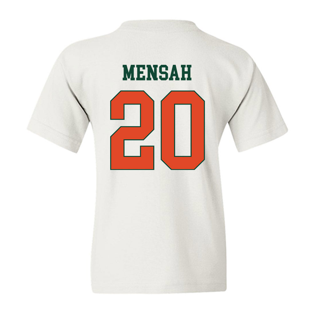 Miami - NCAA Women's Soccer : Grace Mensah - Classic Shersey Youth T-Shirt-1