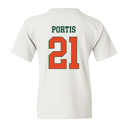 Miami - NCAA Football : Camdin Portis - Classic Shersey Youth T-Shirt-1