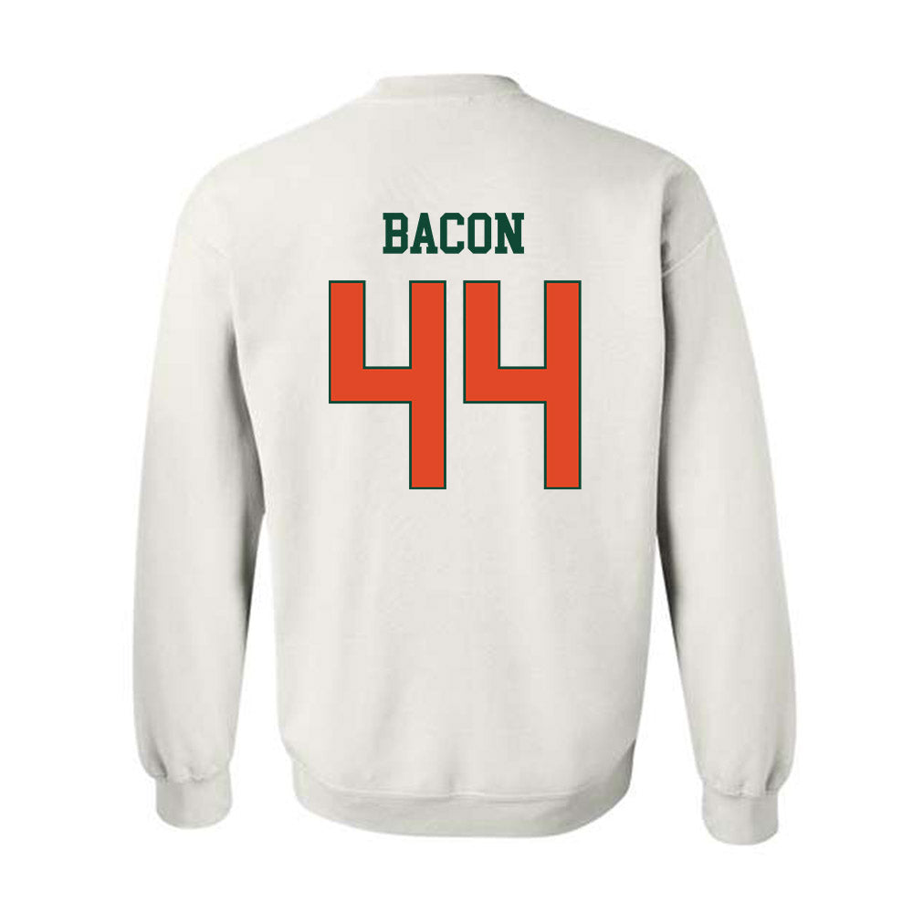 Miami - NCAA Football : Tyson Bacon - Classic Shersey Crewneck Sweatshirt-1