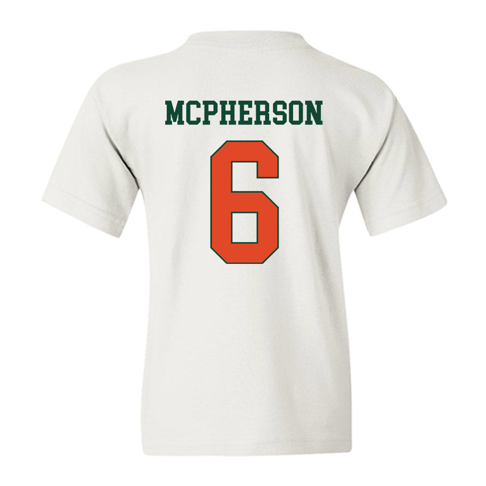 Miami - NCAA Women's Soccer : Jaileah Mcpherson - Classic Shersey Youth T-Shirt-1