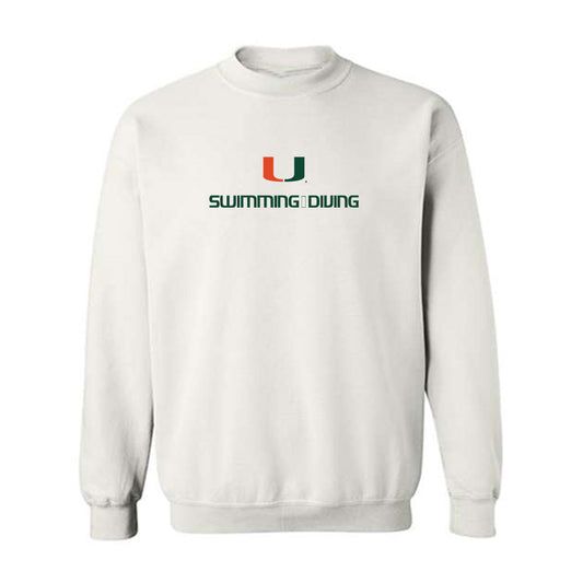Miami - NCAA Women's Swimming & Diving : Kate Sommerstad - Classic Shersey Crewneck Sweatshirt-0