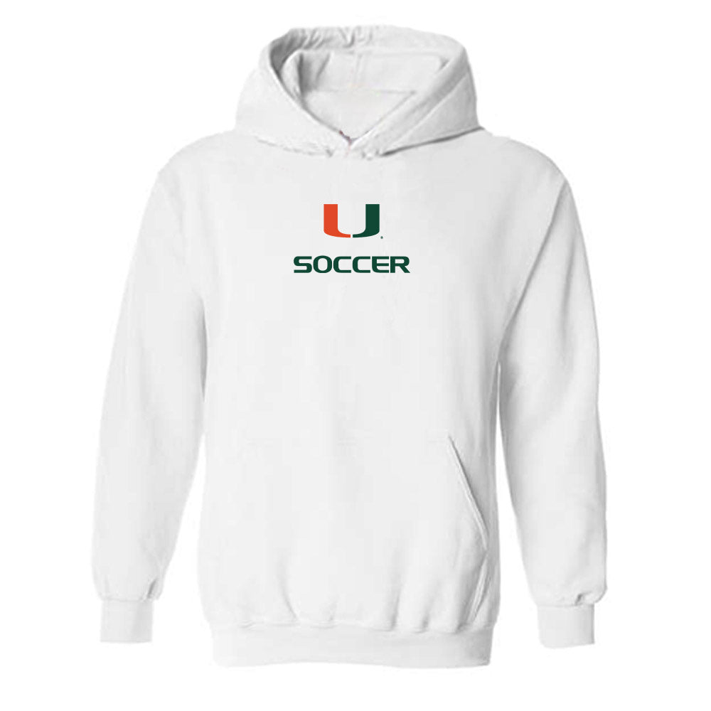 Miami - NCAA Women's Soccer : Amanda Peck - Classic Shersey Hooded Sweatshirt-0
