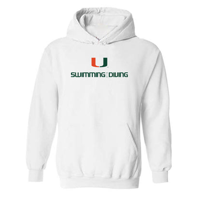 Miami - NCAA Women's Swimming & Diving : Kate Sommerstad - Classic Shersey Hooded Sweatshirt-0