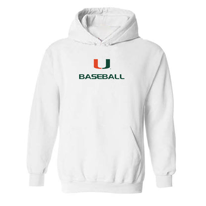 Miami - NCAA Baseball : Donavan Jeffrey - Classic Shersey Hooded Sweatshirt-0