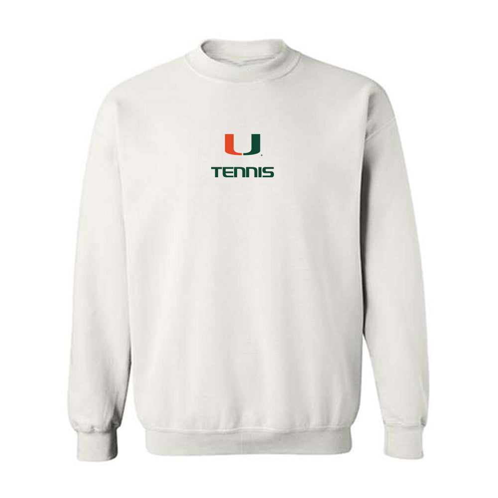 Miami - NCAA Women's Tennis : Qavia Lopez - Classic Shersey Crewneck Sweatshirt-0
