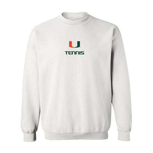 Miami - NCAA Women's Tennis : Qavia Lopez - Classic Shersey Crewneck Sweatshirt-0