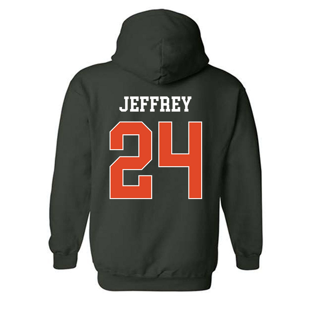 Miami - NCAA Baseball : Donavan Jeffrey - Classic Shersey Hooded Sweatshirt-1