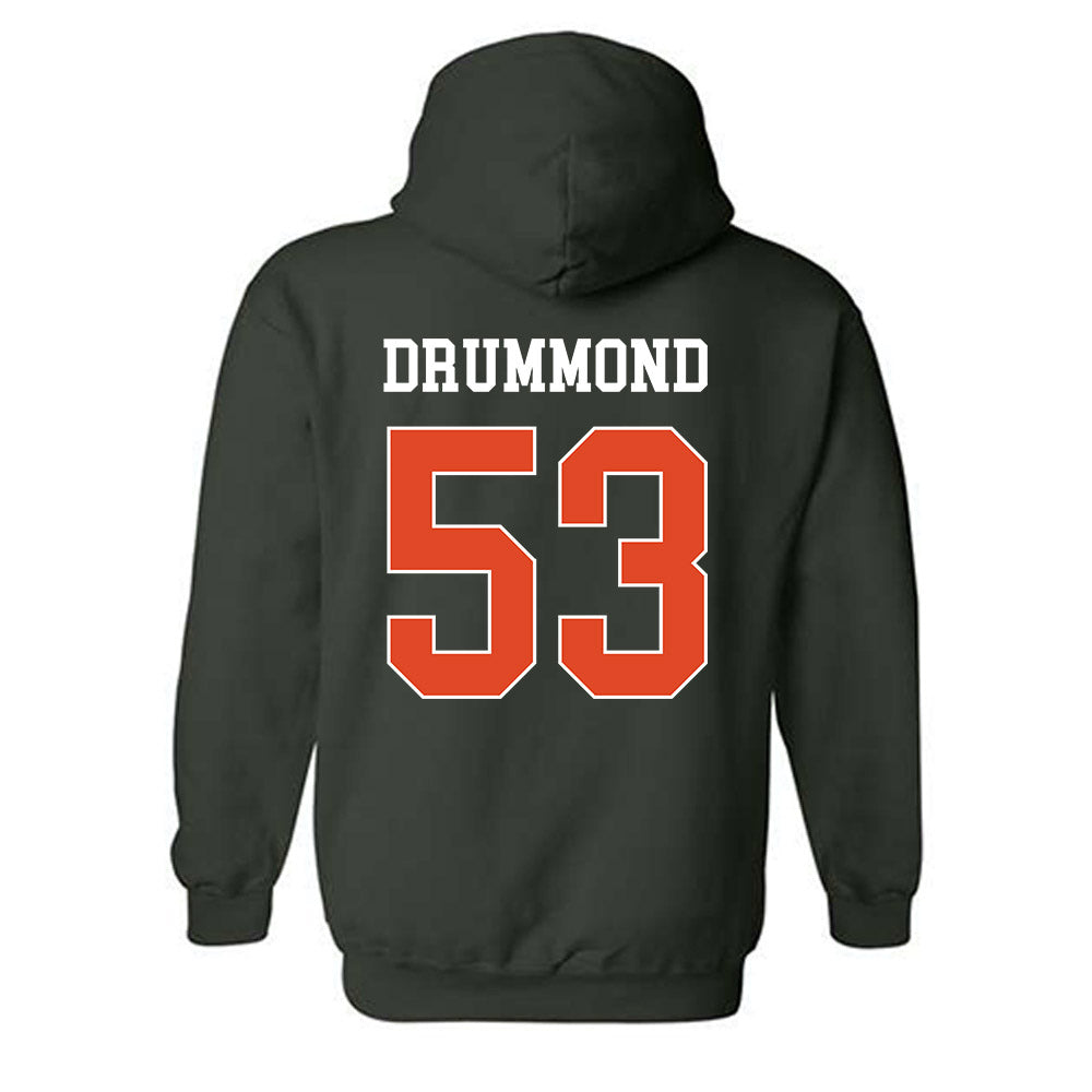 Miami - NCAA Baseball : Lj Drummond - Classic Shersey Hooded Sweatshirt-1