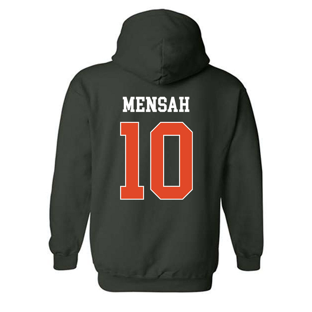 Miami - NCAA Football : Darian Mensah - Classic Shersey Hooded Sweatshirt-1
