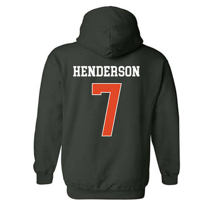 Miami - NCAA Men's Basketball : Shelton Henderson - Classic Shersey Hooded Sweatshirt-1