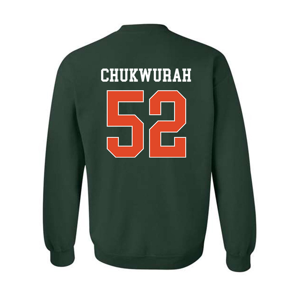 Miami - NCAA Football : Isaac Chukwurah - Classic Shersey Crewneck Sweatshirt-1