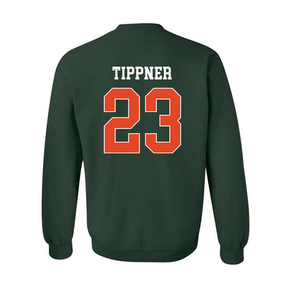 Miami - NCAA Women's Basketball : Meredith Tippner - Classic Shersey Crewneck Sweatshirt-1