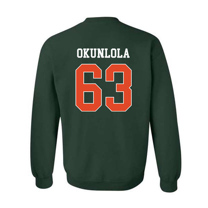 Miami - NCAA Football : Samson Okunlola - Classic Shersey Crewneck Sweatshirt-1
