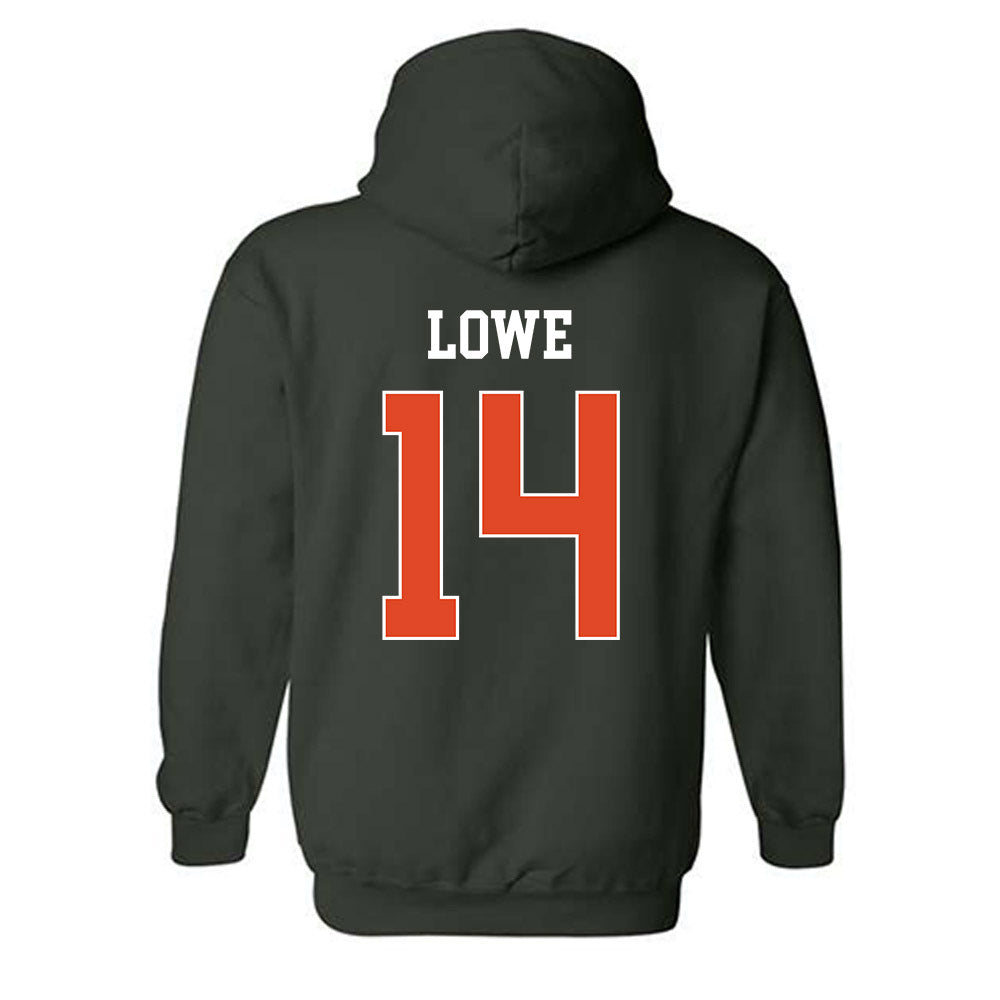 Miami - NCAA Football : Hayden Lowe - Classic Shersey Hooded Sweatshirt-1