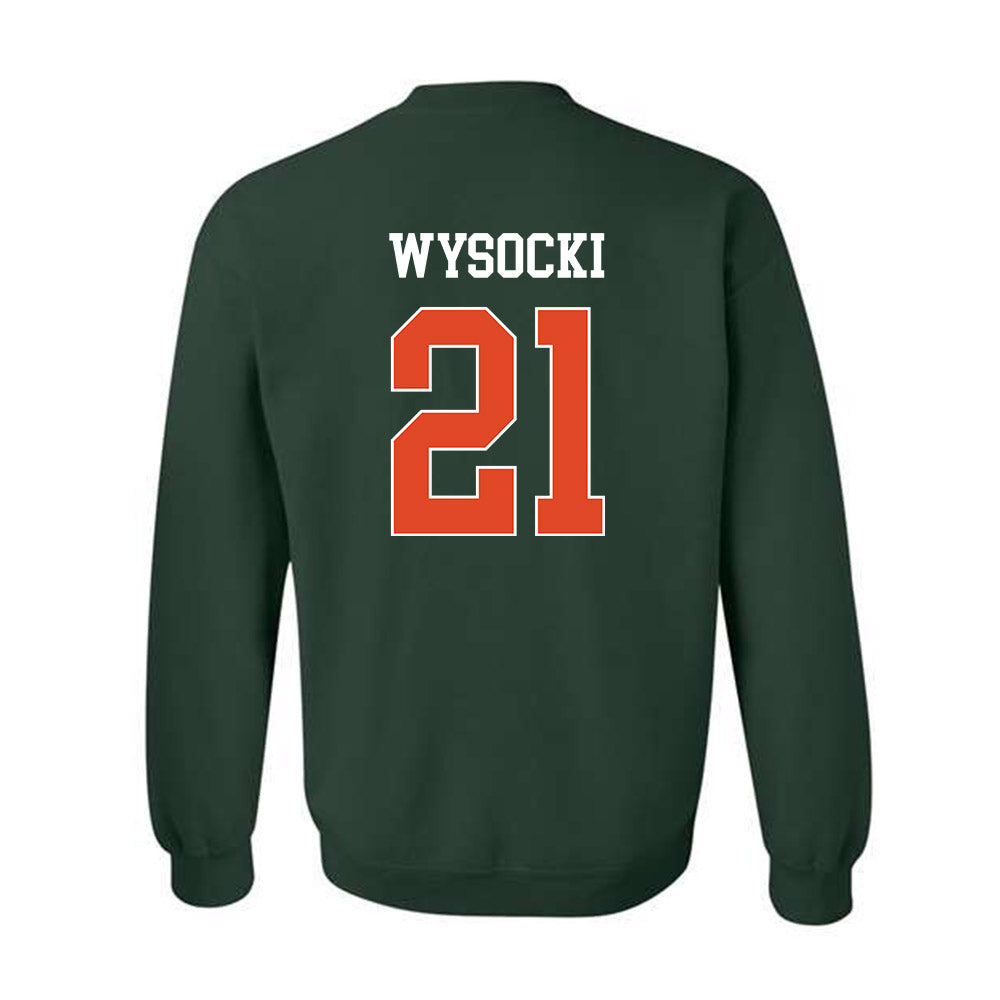 Miami - NCAA Women's Soccer : Carlie Wysocki - Classic Shersey Crewneck Sweatshirt-1