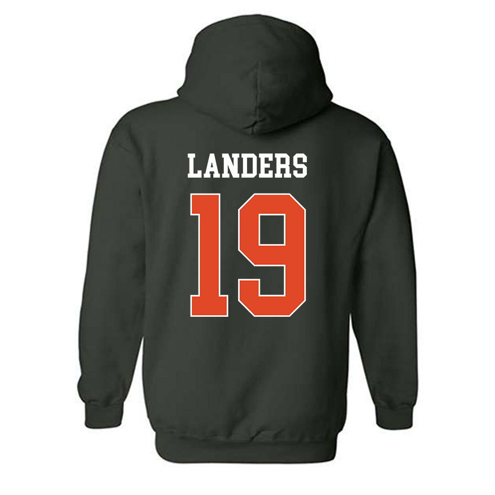 Miami - NCAA Women's Soccer : Maddie Landers - Classic Shersey Hooded Sweatshirt-1
