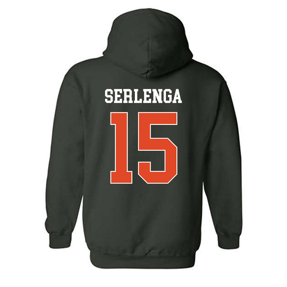 Miami - NCAA Women's Soccer : Allie Serlenga - Classic Shersey Hooded Sweatshirt-1