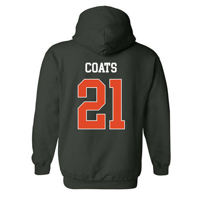 Miami - NCAA Baseball : TJ Coats - Classic Shersey Hooded Sweatshirt-1