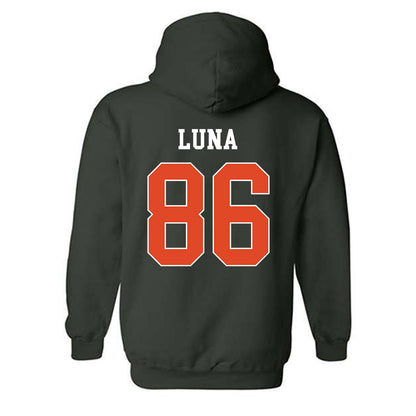 Miami - NCAA Football : Kolby Luna - Classic Shersey Hooded Sweatshirt-1
