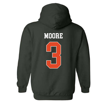 Miami - NCAA Football : Joshua Moore - Classic Shersey Hooded Sweatshirt-1