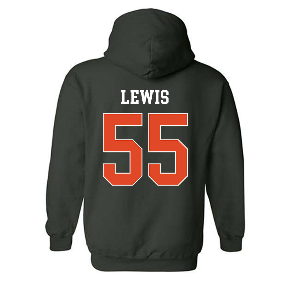 Miami - NCAA Men's Basketball : Acaden Lewis - Classic Shersey Hooded Sweatshirt-1