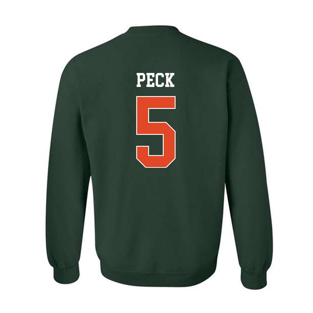 Miami - NCAA Women's Soccer : Amanda Peck - Classic Shersey Crewneck Sweatshirt-1
