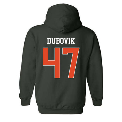 Miami - NCAA Baseball : Dylan Dubovik - Classic Shersey Hooded Sweatshirt-1