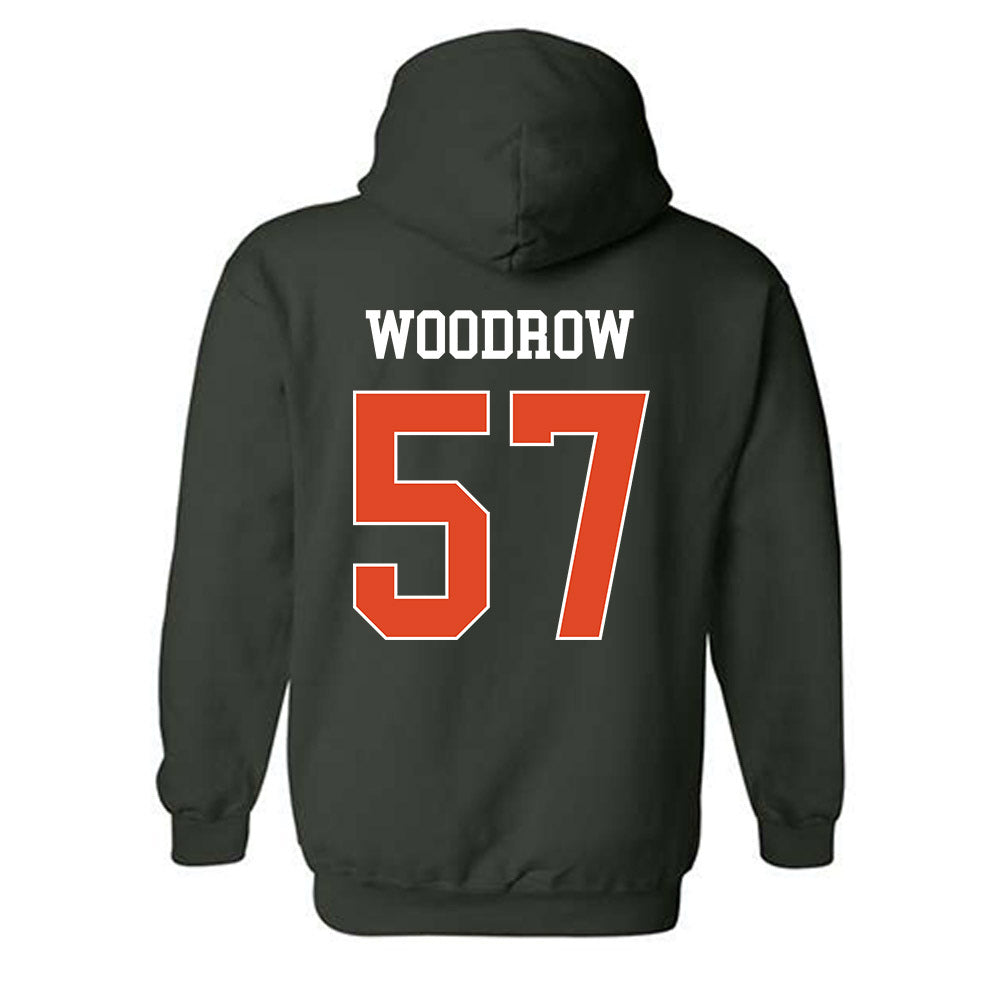 Miami - NCAA Football : Rhys Woodrow - Classic Shersey Hooded Sweatshirt-1