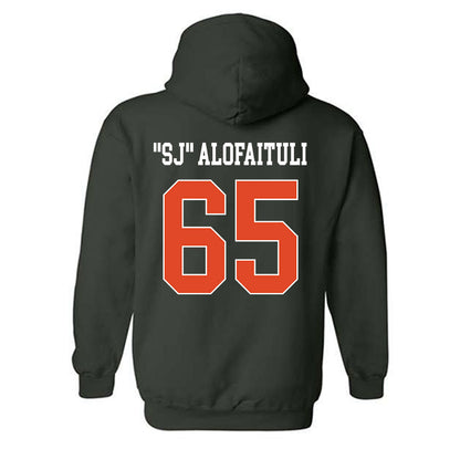 Miami - NCAA Football : Seuseu "SJ" Alofaituli - Classic Shersey Hooded Sweatshirt-1