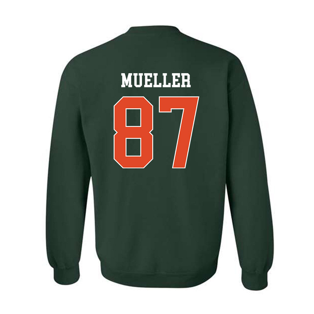 Miami - NCAA Football : Gavin Mueller - Classic Shersey Crewneck Sweatshirt-1