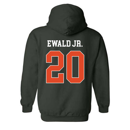 Miami - NCAA Football : Chris Ewald Jr. - Classic Shersey Hooded Sweatshirt-1