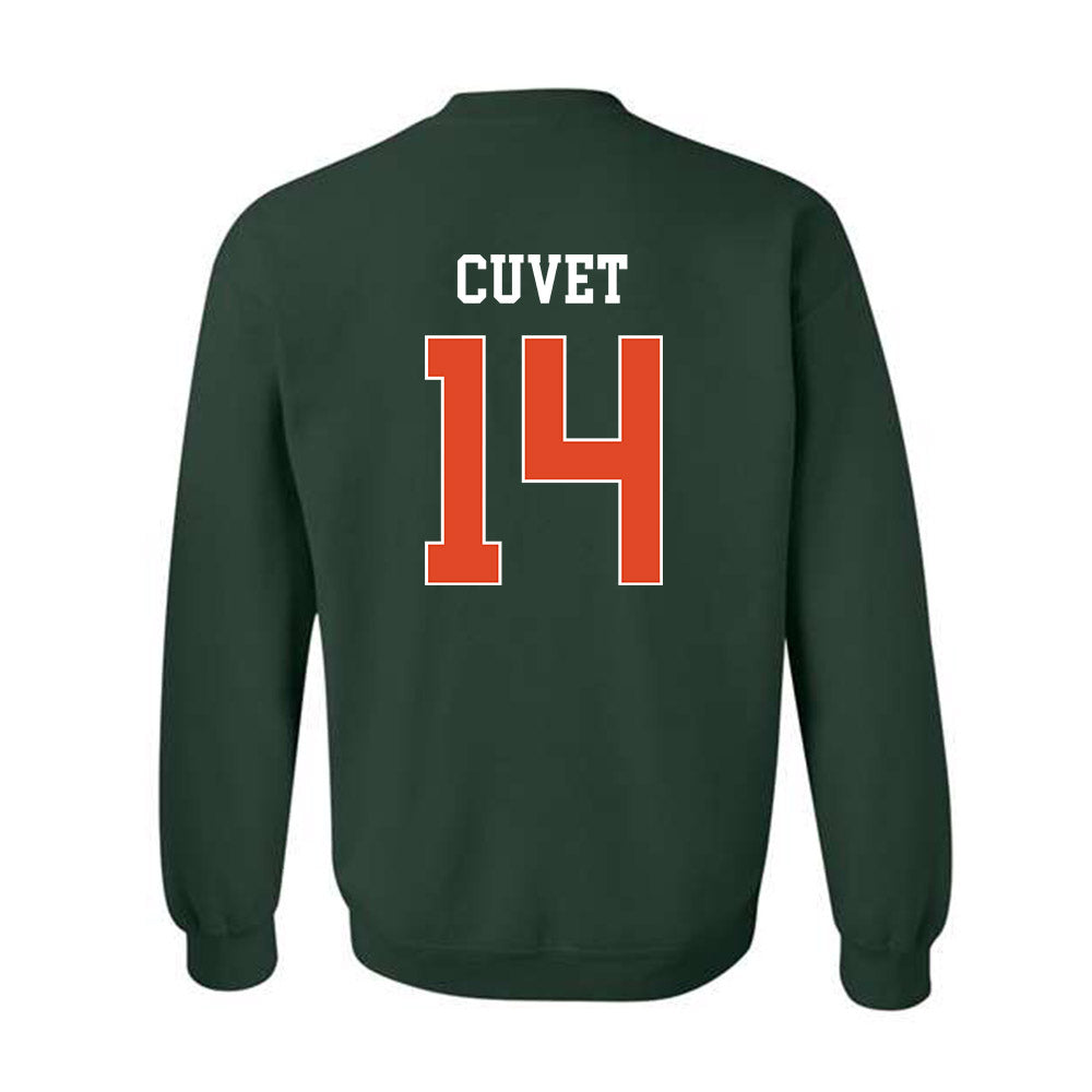 Miami - NCAA Baseball : Daniel Cuvet - Classic Shersey Crewneck Sweatshirt-1
