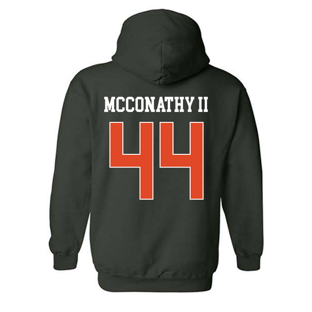Miami - NCAA Football : Cole McConathy II - Classic Shersey Hooded Sweatshirt-1