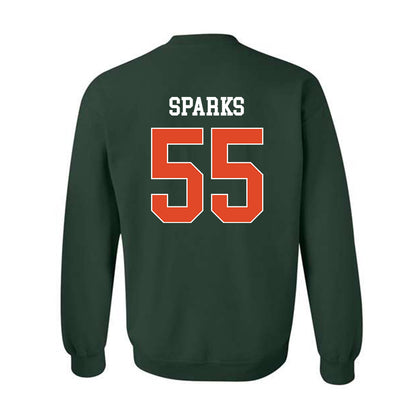 Miami - NCAA Football : JJ Sparks - Classic Shersey Crewneck Sweatshirt-1