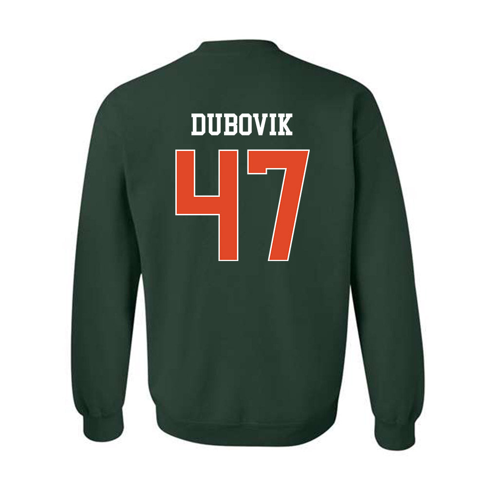 Miami - NCAA Baseball : Dylan Dubovik - Classic Shersey Crewneck Sweatshirt-1