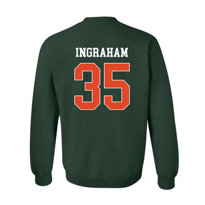Miami - NCAA Football : Monroe Ingraham - Classic Shersey Crewneck Sweatshirt-1