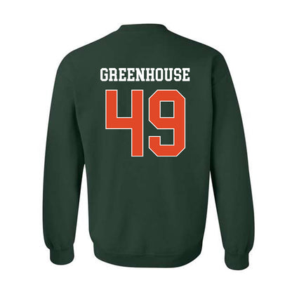 Miami - NCAA Baseball : Mason Greenhouse - Classic Shersey Crewneck Sweatshirt-1