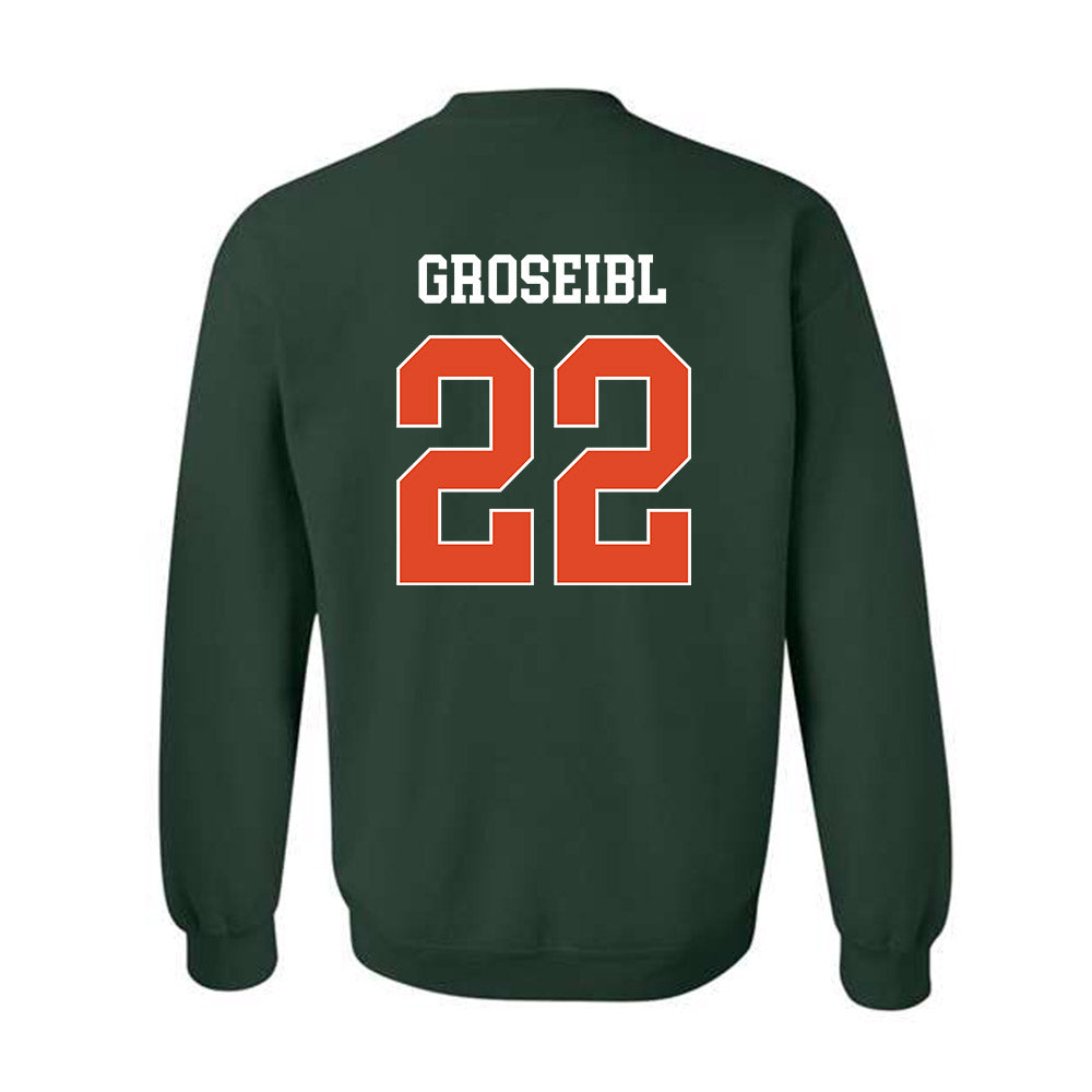 Miami - NCAA Women's Soccer : Sara Groseibl - Classic Shersey Crewneck Sweatshirt-1